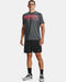 Under Armour Tech 2.0 Wordmark heren sportshirt grijs