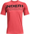 Under Armour Tech 2.0 Wordmark heren sportshirt rood