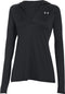 Under Armour Tech LS Hoody Solid - Sportshirt - Dames - Maat XL - Zwart