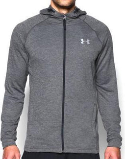 Under Armour - Tech Terry Fitted Full Zip Hoodie - Heren - maat L