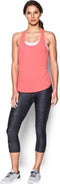 Under Armour Threadborne Run Mesh Tank Sporttop - Dames - Maat XS - Marathon Red