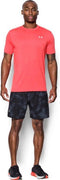 Under Armour Threadborne Streaker SS Sportshirt - Heren - Maat XL - Marathon Red