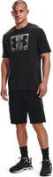 Under Armour UA BOXED SPORTSTYLE SS Heren Sportshirt - Zwart - Maat L