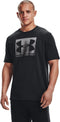 Under Armour UA BOXED SPORTSTYLE SS Heren Sportshirt - Zwart - Maat L