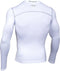 Under Armour UA CG ARMOUR CREW Sportshirt - Heren - Maat S - Wit