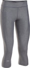 Under Armour UA HG Armour Capri Sportbroek - Dames - Maat S - Carbon Heather