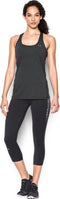 Under Armour UA HG Armour Racer Tank - Sportshirt - Carbon Heather - Dames - Maat XL