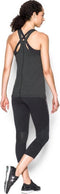 Under Armour UA HG Armour Racer Tank - Sportshirt - Carbon Heather - Dames - Maat XL
