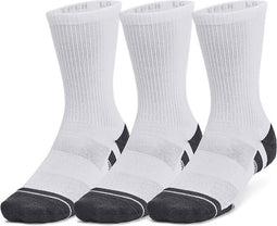 Under Armour UA Performance Tech 3pk Crew Unisex Sportsokken - Wit
