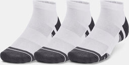 Under Armour UA Performance Tech 3pk Low Unisex Sportsokken - White - Maat 43-47