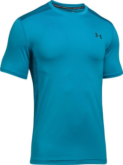 Under Armour UA RAID SS Sportshirt - Heren - Maat XXL - Blue Shift