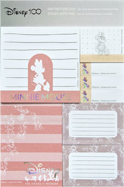 Undercover - Disney 100 Minnie Mouse Sticky Memoblaadjes - Multicolor