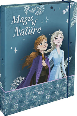 Undercover - Frozen Notitieboek A4 met Elastiek - Kunststof - Multicolor