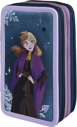 Undercover - Frozen Schooletui 3-Laags met Inhoud - Kunststof - Multicolor