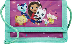 Undercover - Gabby's Dollhouse - Gabby's Poppenhuis - Portemonnee - met Klittenbandsluiting - paars