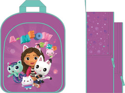 Undercover - Gabby's Dollhouse - Gabby's Poppenhuis - Rugzak - met Extra Vak - Multicolor