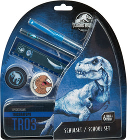 Undercover - Jurrasic World Schoolset 6-Delig - Kunststof - Multicolor