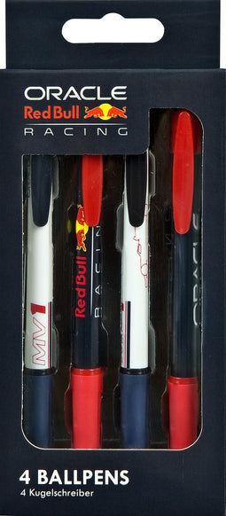 Undercover - Max Verstappen Balpennen Set van 4 Stuks - Multicolor - Kunststof