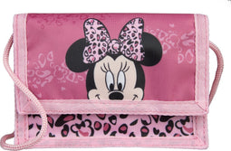 Undercover - Minnie Mouse Portemonnee met Koord en Klittenband - Kunststof - Multicolor