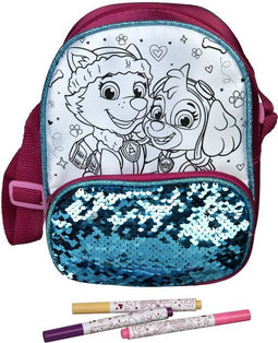 Undercover - Rugzak Paw Patrol Gevuld - Color Yourself - Polyester - Blauw