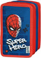 Undercover - Spider-Man Schooletui 3-Laags met Inhoud - Kunststof - Multicolor