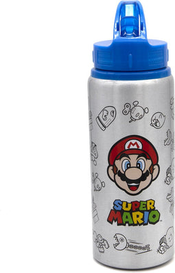 Undercover - Super Mario Drinkfles Staal 500 ml Roestvast Staal - Kunststof - Multicolor