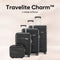 SKYCASES Travelin' Charm - 24-inch Medium Reiskoffer - Lichtgewicht 68L Waterdicht Cijferslot Zwart