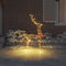 3D Rendier Warmwit 128 cm Rattan