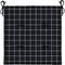 vidaXL - Tuinstoelkussens - 4 - st - ruitpatroon - 50x50x3 - cm - stof - zwart