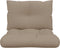 vidaXL - Palletkussens - 2 - st - stof - taupe