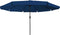 vidaXL - Tuin - Parasol - 395 - cm - x - 245 - cm - Azur - Blauw