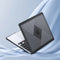 Dux Ducis Geschikt voor MacBook Pro 14 inch (2021-2024) Armor Pattern cover hoes - case - Zwart