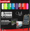 Uni-ball - Chalk PWE-5M - krijtmarker - medium punt - set 8 stuks