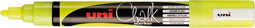Uni-ball Krijtmarker fluo geel, ronde punt van 0,9-1,3 mm