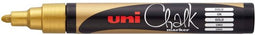 Uni-ball - krijtmarker goud | ronde punt 1 | 8 - 2 | 5 mm