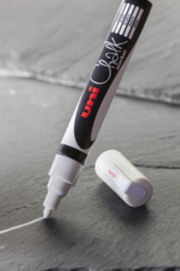 Uni-ball - krijtmarker PWE-5M | zwart