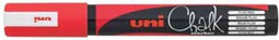 Uni-ball Krijtmarker rood, ronde punt van 1,8 - 2,5 mm