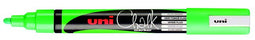 Uni-ball - Krijtstift chalk rond fluo groen | 6 stuks