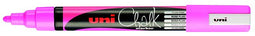Uni-ball - Krijtstift chalk rond fluo roze | 6 stuks
