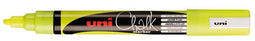 Uni-ball - Krijtstift rond 1.8-2.5mm fluor geel | 12 stuks