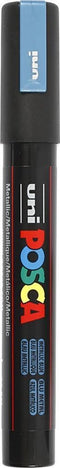 uni-ball Paint Marker op waterbasis Posca PC-5M blauw metaal