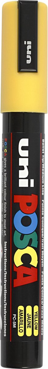 uni-ball Paint Marker op waterbasis Posca PC-5M geel