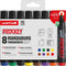 Uni-ball permanent marker Prockey PM-126, etui van 8 stuks, assorti