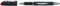 Uni-ball roller Jetstream zwart schrijfbreedte 045 mm medium schrift schrijfpunt 1 mm zwarte rubb...
