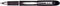 Uni-ball roller Jetstream zwart schrijfbreedte 045 mm medium schrift schrijfpunt 1 mm zwarte rubb...