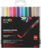 Uni Posca PCF350 - verfmarker - brushpen - set á 10 stuks.
