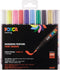 Uni Posca PCF350 - verfmarker - brushpen - set á 10 stuks.