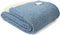 Plaid Waffle Blauw - 150x183 - Nieuw Wol - Tweedmill UK
