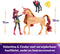 Unicorn Academy - Pop Valentina & Eenhoorn Cinder - met 2 rijaccessoires en borstel - Speelfigurenset