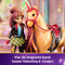 Unicorn Academy - Pop Valentina & Eenhoorn Cinder - met 2 rijaccessoires en borstel - Speelfigurenset